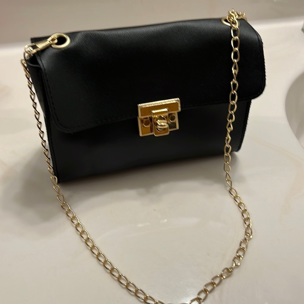 Small black mini handbag